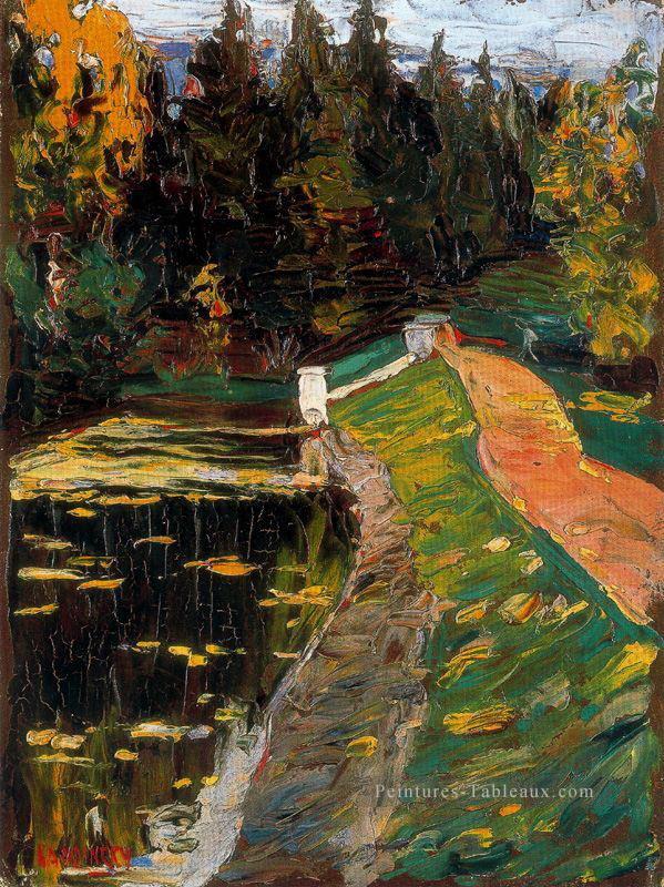 Étude pour l’écluse Wassily Kandinsky Peintures à l'huile
